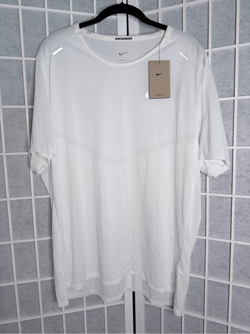Nike Running Dri-FIT White Performance Tee W22